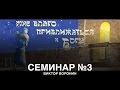 Семинар 3 | Благо приближаться к Богу | Виктор Воронин