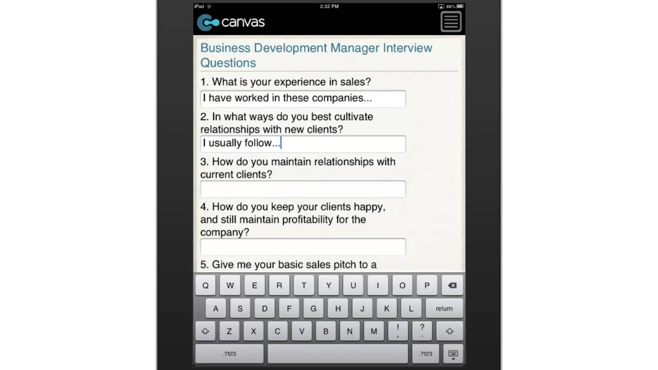 business development manager interview questions product development interview questions