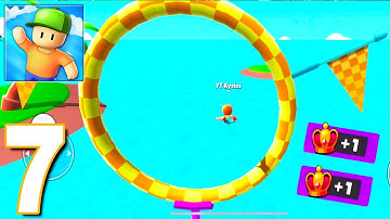 Stumble Guys Gameplay Walkthrough #7 - Back To Back Crowns! (iOS, Android)