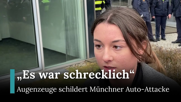 München-Anschlag: Augenzeuge des Münchner Auto-Anschlags: „Ich stehe unter Schock“ | AP1G