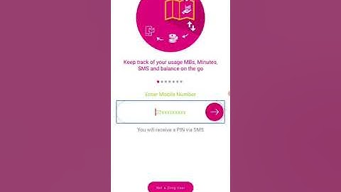 How to create my zong app account with talkback