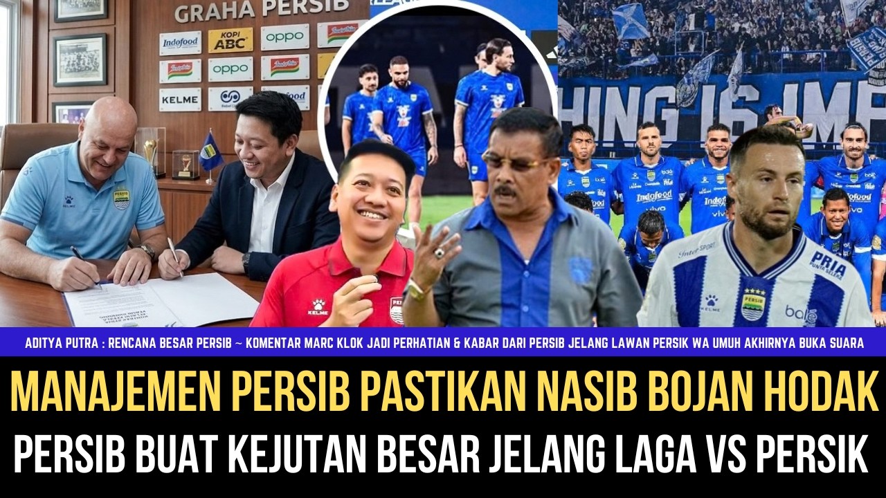 🔵PAGI-PAGI BIKIN HEBOH Manajemen Persib Siapkan Proyek Besar Masa Depan Bojan Hodak,Klok Beri Sinyal
