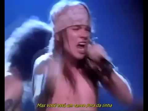 Guns N'roses You Could Be Mine Legenda Em Português 1