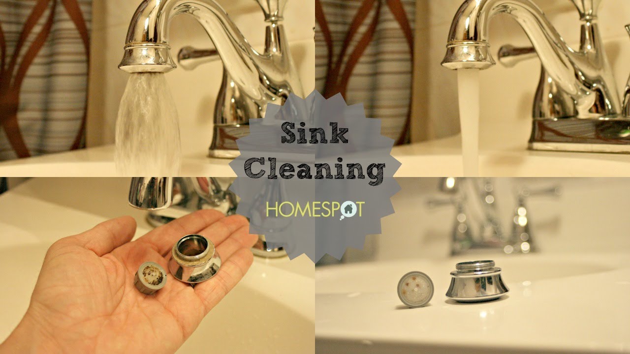 Sink Maintenance Faucet Aerator And Drain Cleaning Youtube
