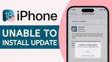 How to Fix Unable to Install Update on iOS 18 - iPhone Tutorial