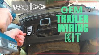 wqt// Basic Auto: 20122015 Honda Pilot OE Trailer Harness install