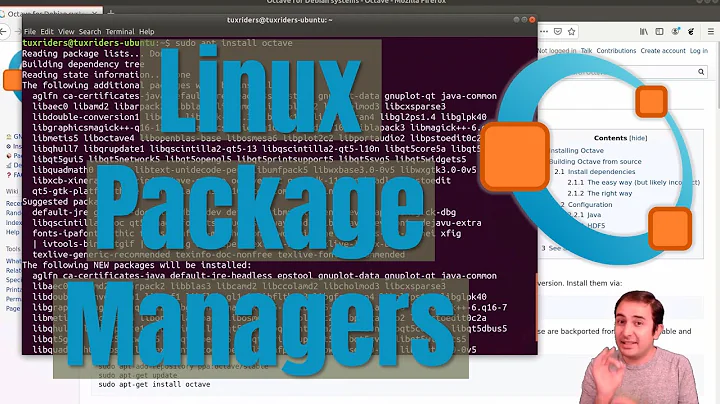 [Environment Setup 4] Install programs using package managers: GNU Octave