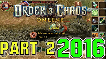 LVL 1-70 POWERLEVELING 2016 PART 2 - ORDER AND CHAOS ONLINE | DISAX
