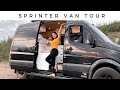 VAN TOUR Converted Mercedes Benz Sprinter 144 with "bathroom"