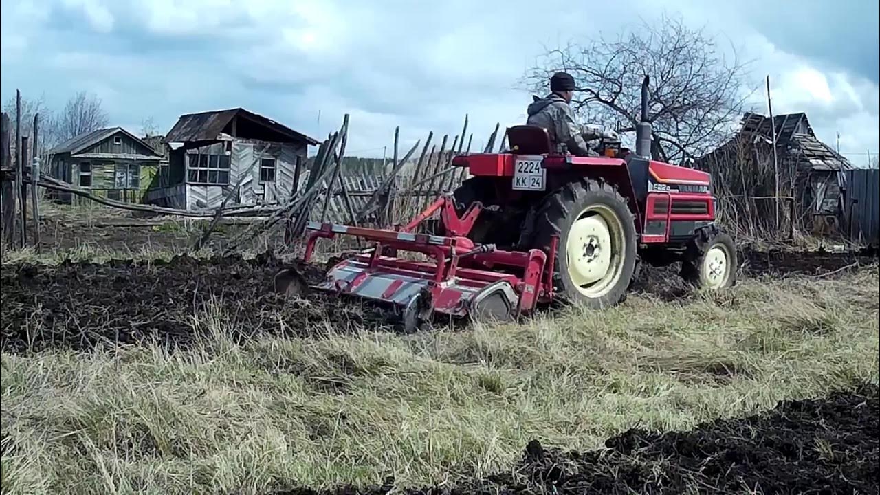 Пашем фрезой видео