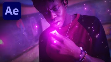 TRIPPY GLOWING PARTICLE DISTORTION EFFECT (AFTER EFFECTS)