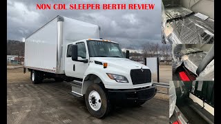 MV International Straight Truck DOT Sleeper Berth Review from Michael Olden