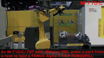 M-710iC Automated Machining Cell Tending Robot - FANUC Robot Industrial Automation