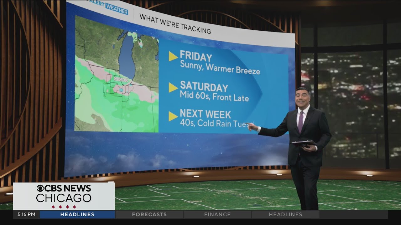Chicago weather: Warm and mostly sunny Friday - YouTube