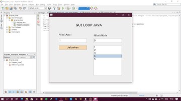 GUI Looping Tutorial in Netbeans | Ms Tech