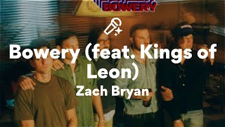 Download Lagu Zach Bryan, Bowery (Lyrics) MP3