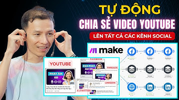 [Tiết Lộ] Cách Tự Động Chia Sẻ Video Youtube Lên Các Kênh Social (Ngay Khi Publish) với Make.com