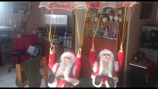 Parachute Santa Claus (Moving legs version)