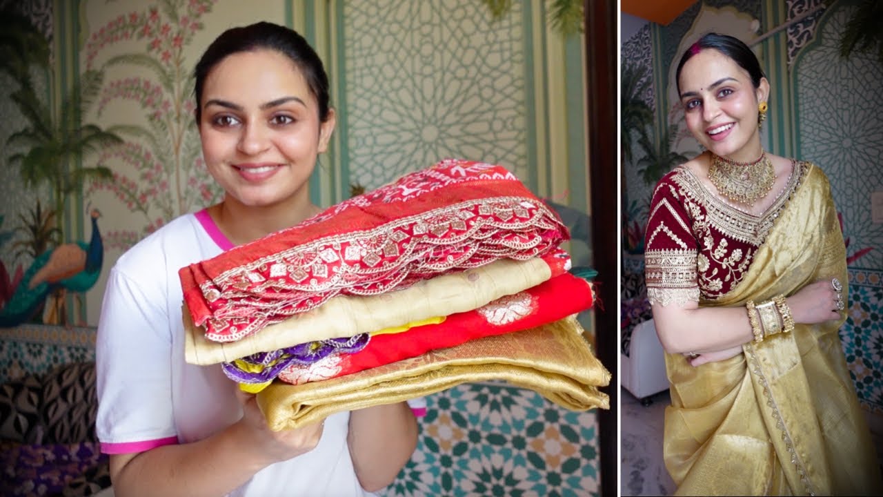 Meesho Karwachauth Saree Haul | Part :1