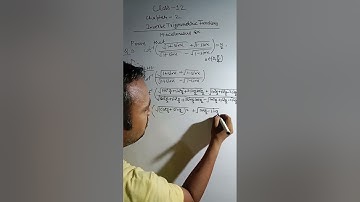 Class 12 chapter 2 Inverse trigonometric functions miscellaneous exercise question 9#viralvideo