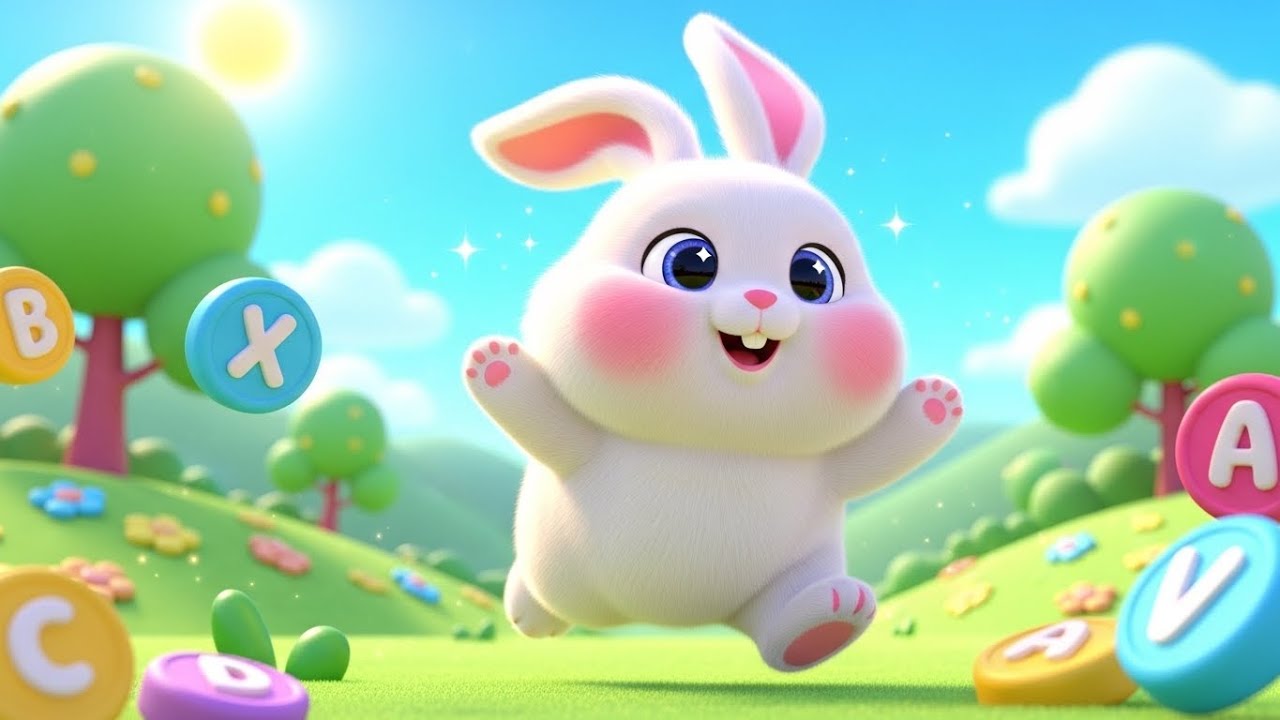 Alphabet Hunt! Hop Hop Bunny Finds Hidden Letters 🐰🌳 | Kids Sing-Along