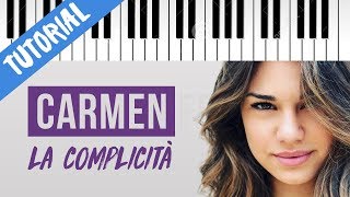 Video thumbnail of "[TUTORIAL] Carmen Ferreri | La Complicità // Piano Tutorial con Synthesia"