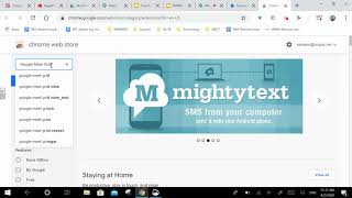 Adding Google Chrome Extensions for Google Meet Remote Learning WMMMS