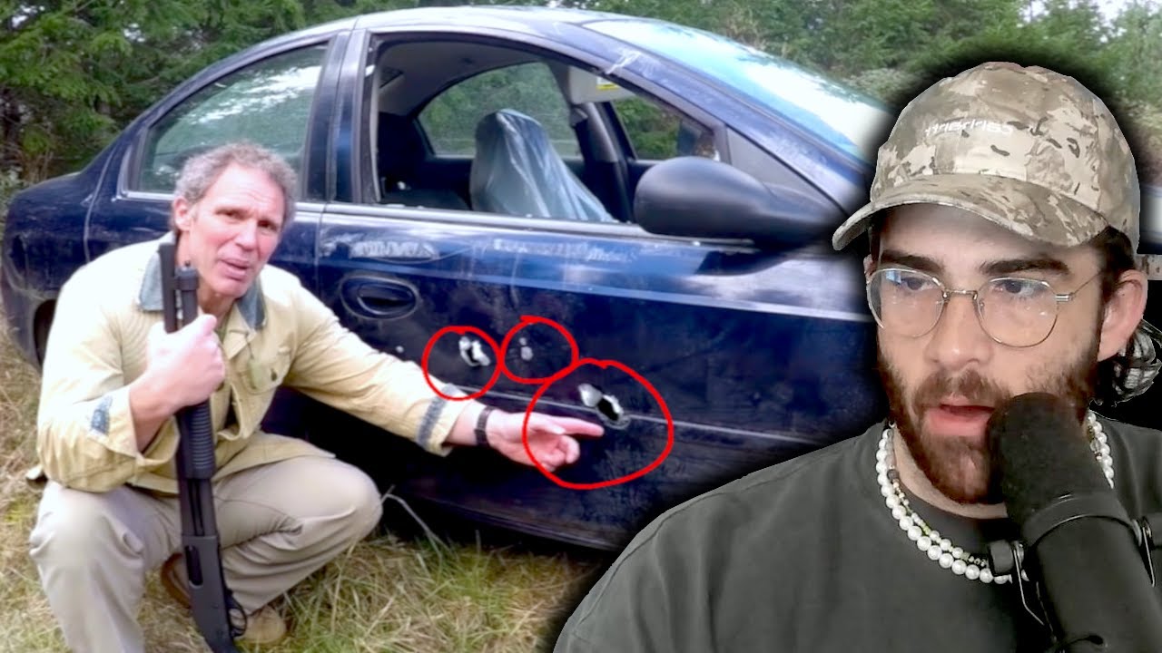 ХасанАби реагирует на личную защиту: использование автомобиля в качестве прикрытия.