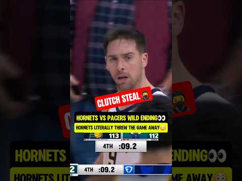 Hornets just THREW the game AWAY😭