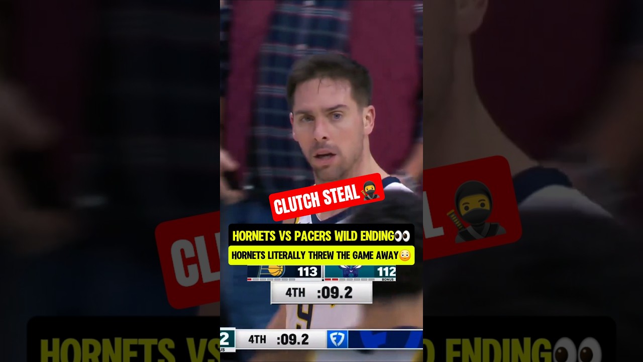 Hornets just THREW the game AWAY😭