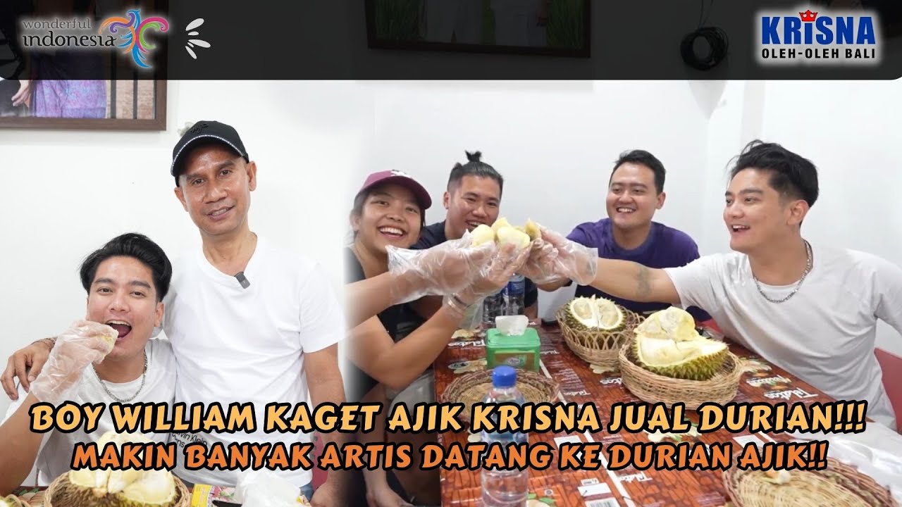 BOY WILLIAM KAGET AJIK KRISNA JUAL DURIAN!!! MAKIN BANYAK ARTIS DATANG KE DURIAN AJIK!!