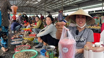 Đi Qua Những Con Đường Làng Phan Rí Cửa Bình Thuận | Nhộn Nhịp Chợ Hải Sản