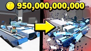 Destroying the MOST EXPENSIVE CAR in Roblox Car Crushers 2 Destroying the MOST EXPENSIVE CAR in Roblox Car Crushers 2