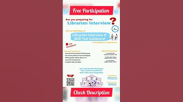 Librarian Interview Guidance 09 April 2025 #kvs #mppsc #librarian #interview