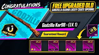 😱 Best Premium Crate 100 Free Upgraded Godzilla Kar98 Guaranteed 3 Materials 120 Free Crate Opening