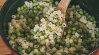 PASTA E PISELLI: Ricetta pugliese facile e gustosa