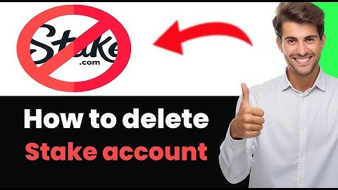 How To Delete Stake Account 2024 (EASY METHOD)