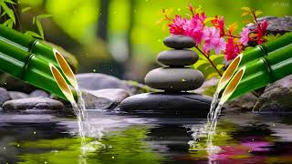 Relaxing Piano Music and Water Sounds - Bamboo, Calming Music, Meditation Music, Nature Sounds, Spa.