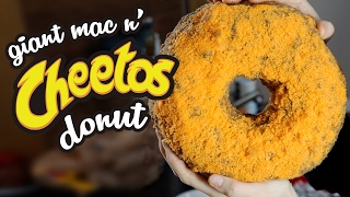 GIANT MAC N' CHEETOS DONUT - Feat. THREADBANGER