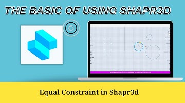 Equal Constraint in Shapr3d
