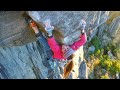 Mari Salvesen Climbs 8b Trad, First Ascent