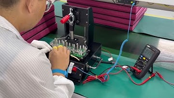 PCB inspection in the workshop