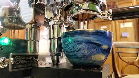 Working on getting tamping correct on a Rocket Bottomless Portafilter, just need a better grinder