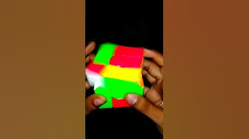 How to solve rubiks cube 😮with magic trick🤫#shorts #youtubeshorts