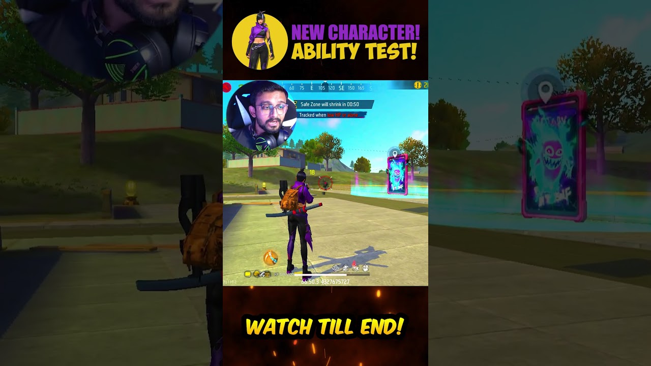 New Secret Character Rin Ability Test in Freefire OB50 Advance Server 