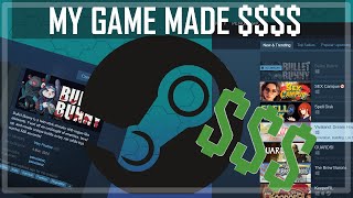 How Much my Steam Game Made in 1 month (underperformed)