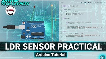 LDR Sensor project using tikerkad | o level #ldr  sensor and #arduino practical project #olevel #m4