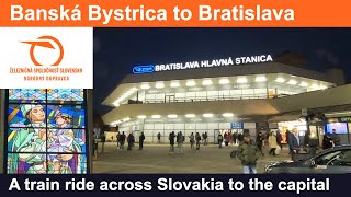 Fast train? It's all relative in Slovakia | Banská Bystrica to Bratislava