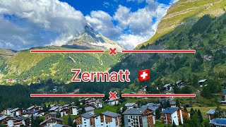 Zermatt village walking tour | Zermatt village | Zermatt Switzerland walking video 4K