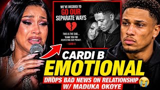 Cardi B EMOTIONAL as She Drops BAD NEWS on Relationship w Maduka Okoye